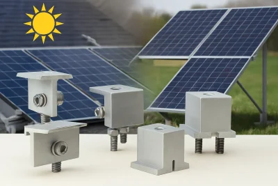 راهنمای کامل انتخاب کلمپ مناسب برای پنلهای خورشیدی خانگی و صنعتی