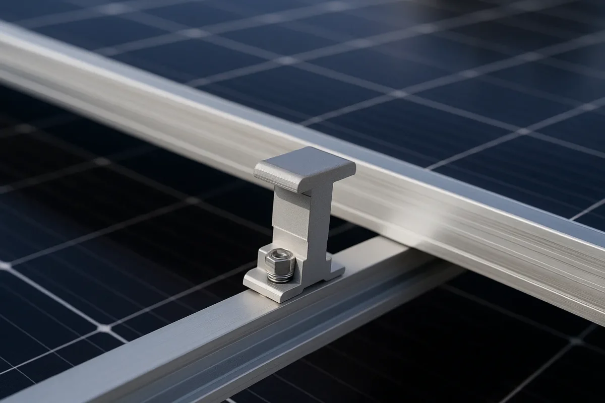 انواع کلمپ پنل خورشیدی برای نصب خانگی و صنعتی