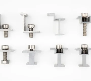 مجموعه کامل کلمپ‌های انتهایی و میانی برای نصب حرفه‌ای