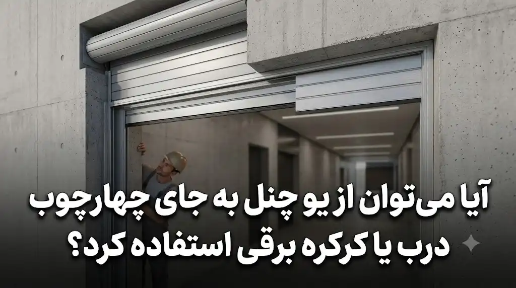 آیا می‌توان از یو چنل به جای چهارچوب درب یا کرکره برقی استفاده کرد؟