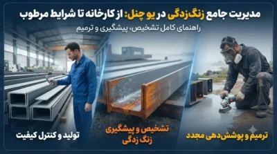 تشخیص، پیشگیری و ترمیم زنگ زدگی در یو چنل؛ از کارخانه تا شرایط مرطوب