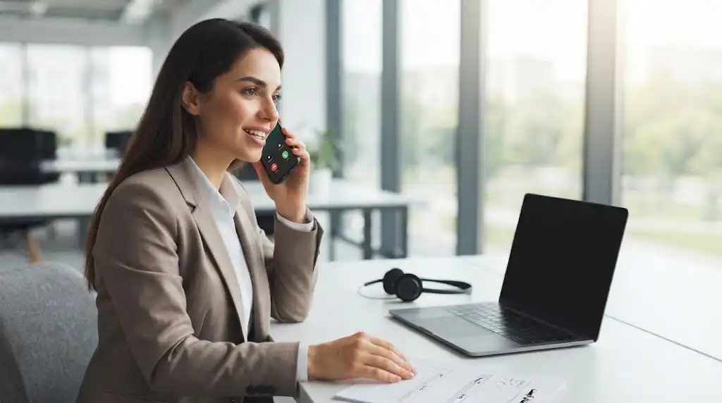 پیگیری مشتری در واتساپ پس از تماس تلفنی و ارائه قیمت