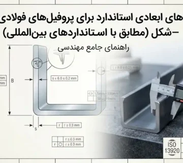 تلرانس ابعادی یو چنل طبق استانداردهای بین‌المللی؛ بررسی دقیق U Channel