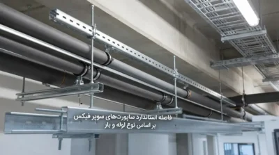 فاصله استاندارد بین ساپورت‌های سوپر فیکس چقدر باید باشد؟