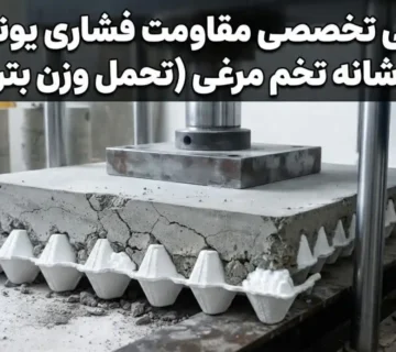 مقاومت فشاری یونولیت شانه تخم‌مرغی؛ تحمل وزن بتن چقدر است؟