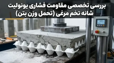 مقاومت فشاری یونولیت شانه تخممرغی؛ تحمل وزن بتن چقدر است؟