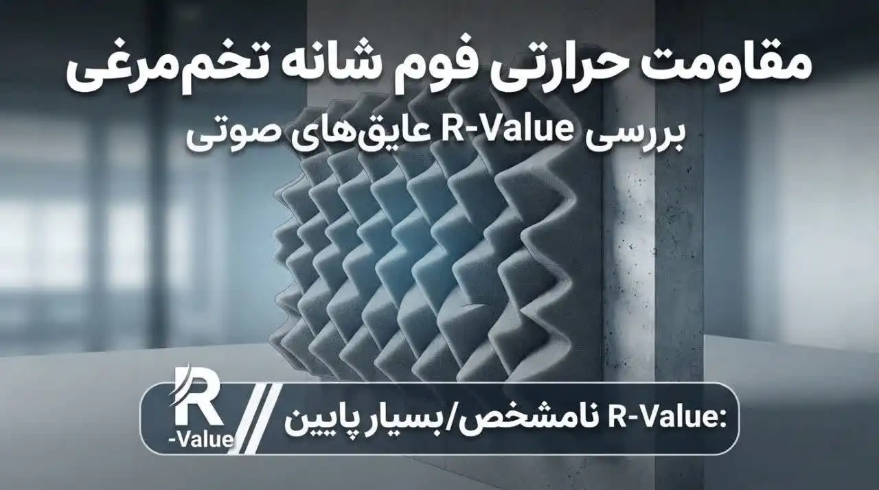 مقاومت حرارتی (R-Value) فوم شانه تخم‌مرغی چقدر است؟