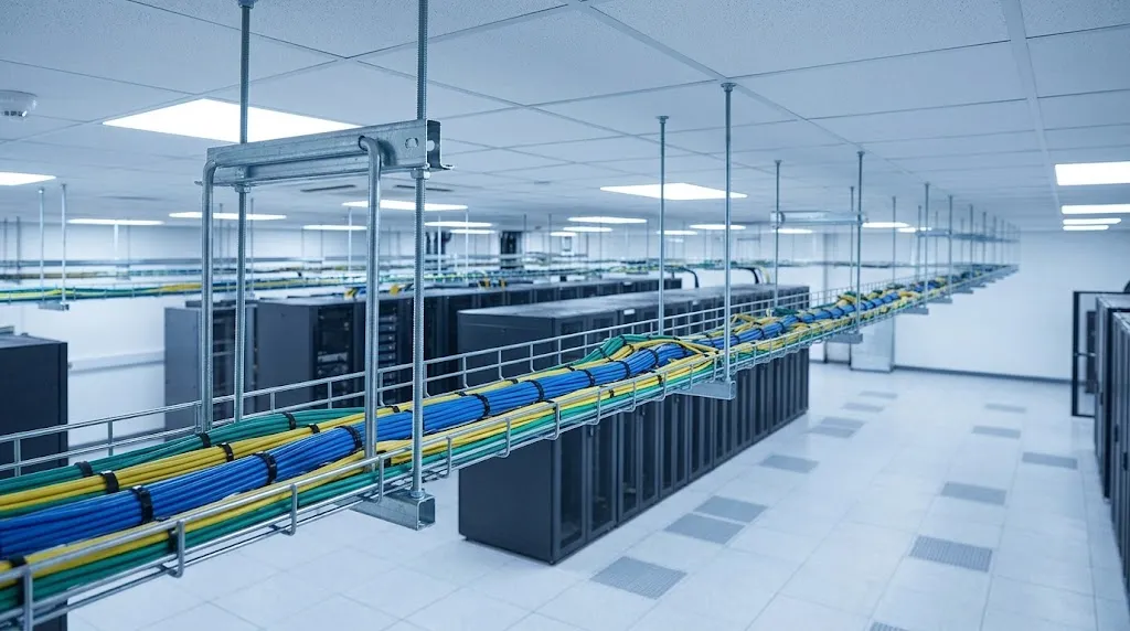 اتصال ساپورت به سینی کابل در مسیرهای صنعتی