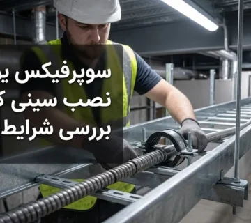 سوپرفیکس یو برای نصب سینی کابل؛ بررسی شرایط کاربرد، مزایا و نکات اجرایی